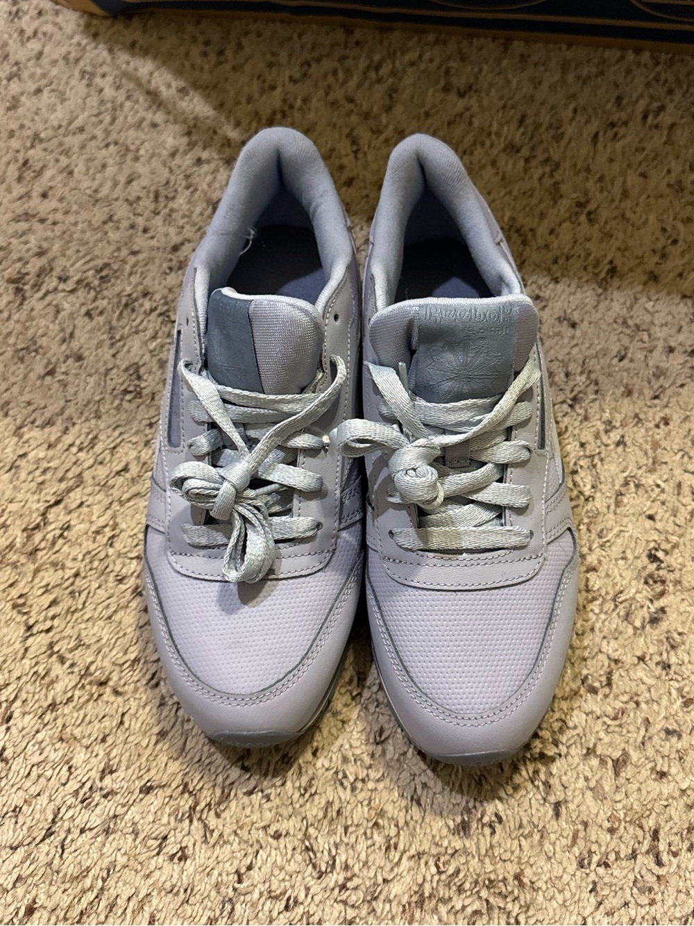 Reebok Light Lavender Casual Lace-Up Sneakers